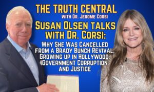 Dr. Corsi Talks with Susan Olsen: Cancelled from a Brady Bunch Revival, Growing up in Hollywood, Thoughts on Today’s Issues